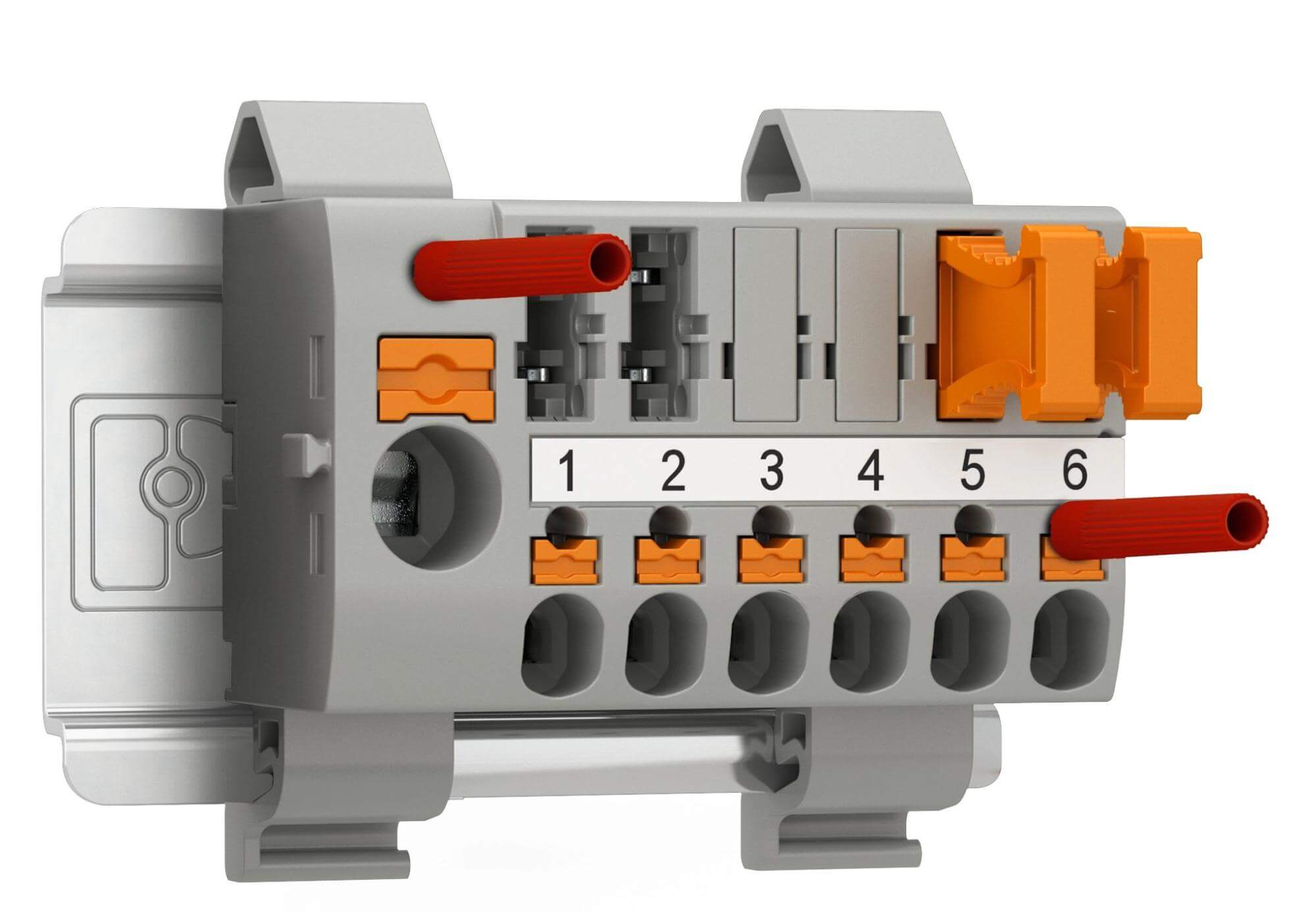 DIN Rail Mounted Terminal Block Connector